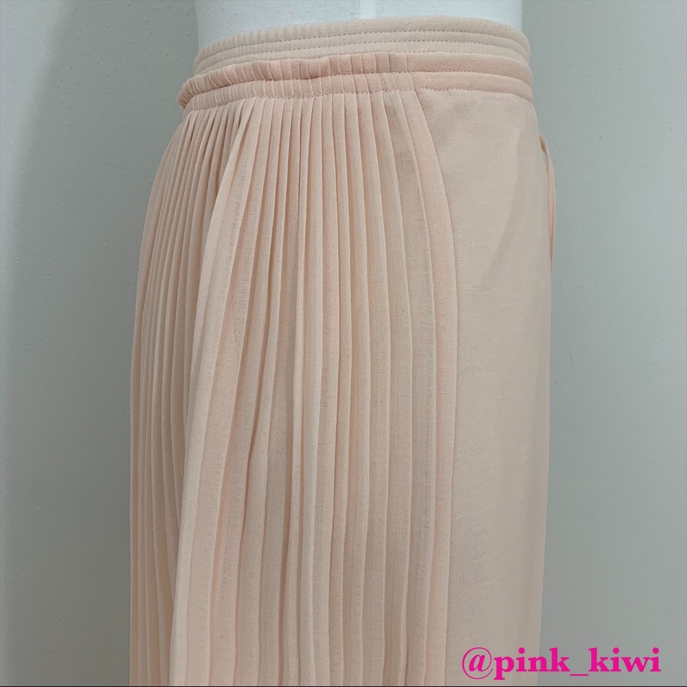 See by Chloé Pleated Georgette Chiffon Maxi Skirt FR42 - Picture 6 of 9
